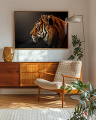 After Hover: Tiger im Profil