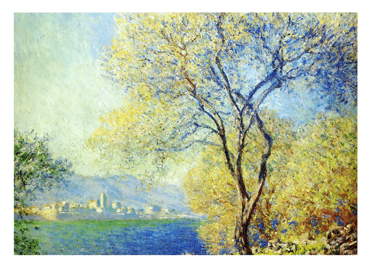 Claude Monet - Antibes, Blick vom Salis Garten