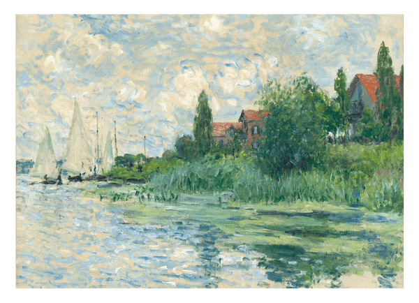 Claude Monet - Les bords de la seine au petit gennevilliers