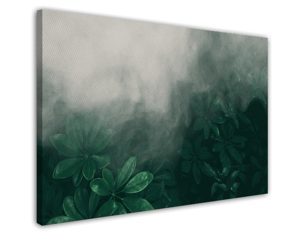 Pflanzen im Nebel