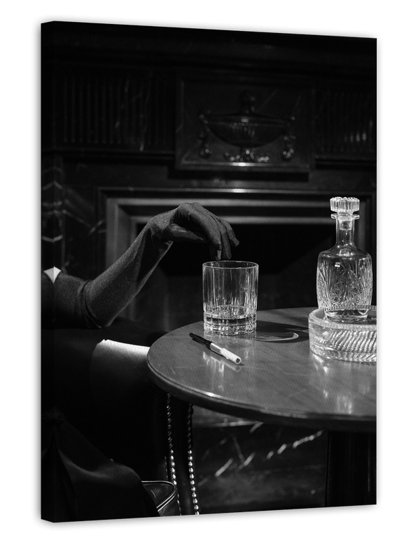 Elegante Drinks - Schwarz-Weiß