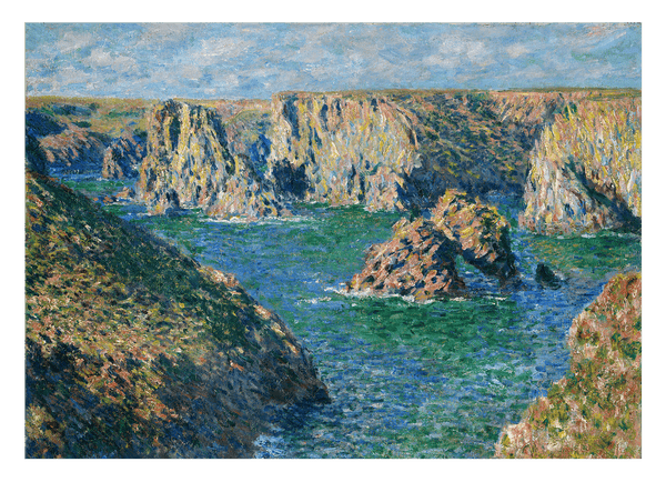 Claude Monet - Port Donnant, Belle Ile