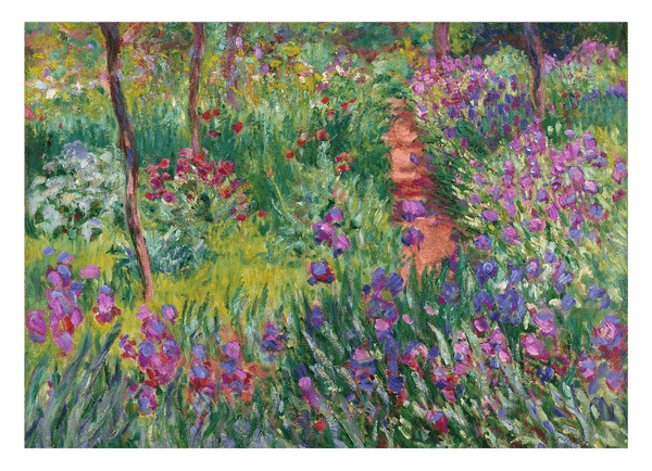 Claude Monet - Der Schwertlilien-Garten in Giverny