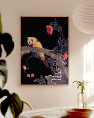 After Hover: Itō Jakuchū - Papagei mit Blumen