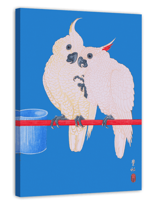 Ohara Koson - Zwei Kakadus