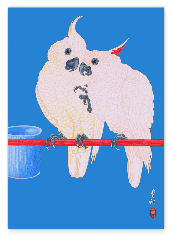 Ohara Koson - Zwei Kakadus