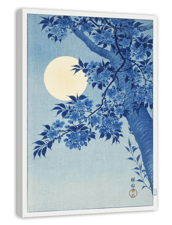 Ohara Koson - Baum hinter Mondschein