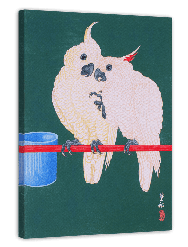 Ohara Koson - Zwei Kakadus