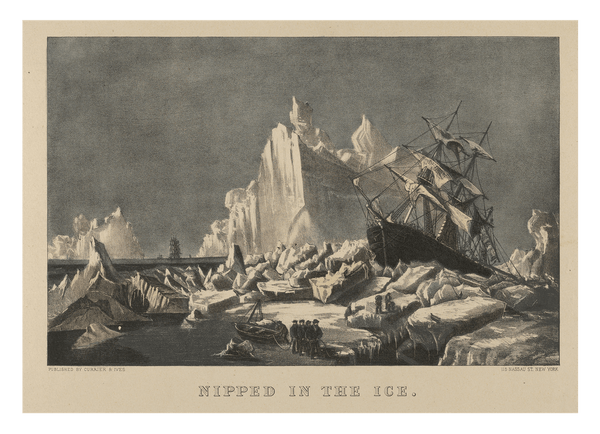 Currier and Ives - Nipped in the Ice