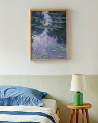 After Hover: Claude Monet - Seerosen Kunstdruck im Hochformat
