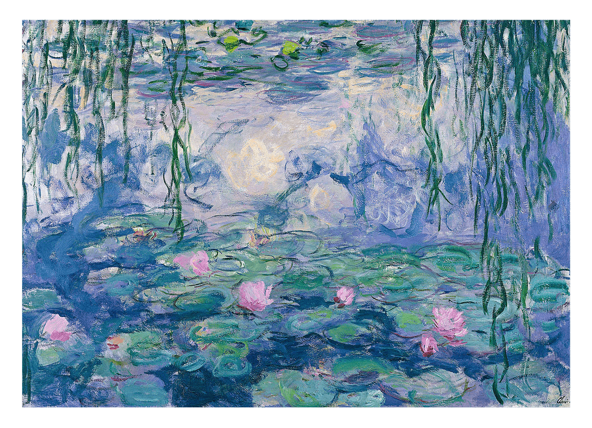 Claude Monet Seerosen Gemälde - Kunstdruck im Querformat