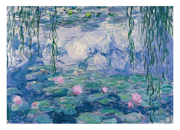 Claude Monet Seerosen Gemälde - Kunstdruck im Querformat