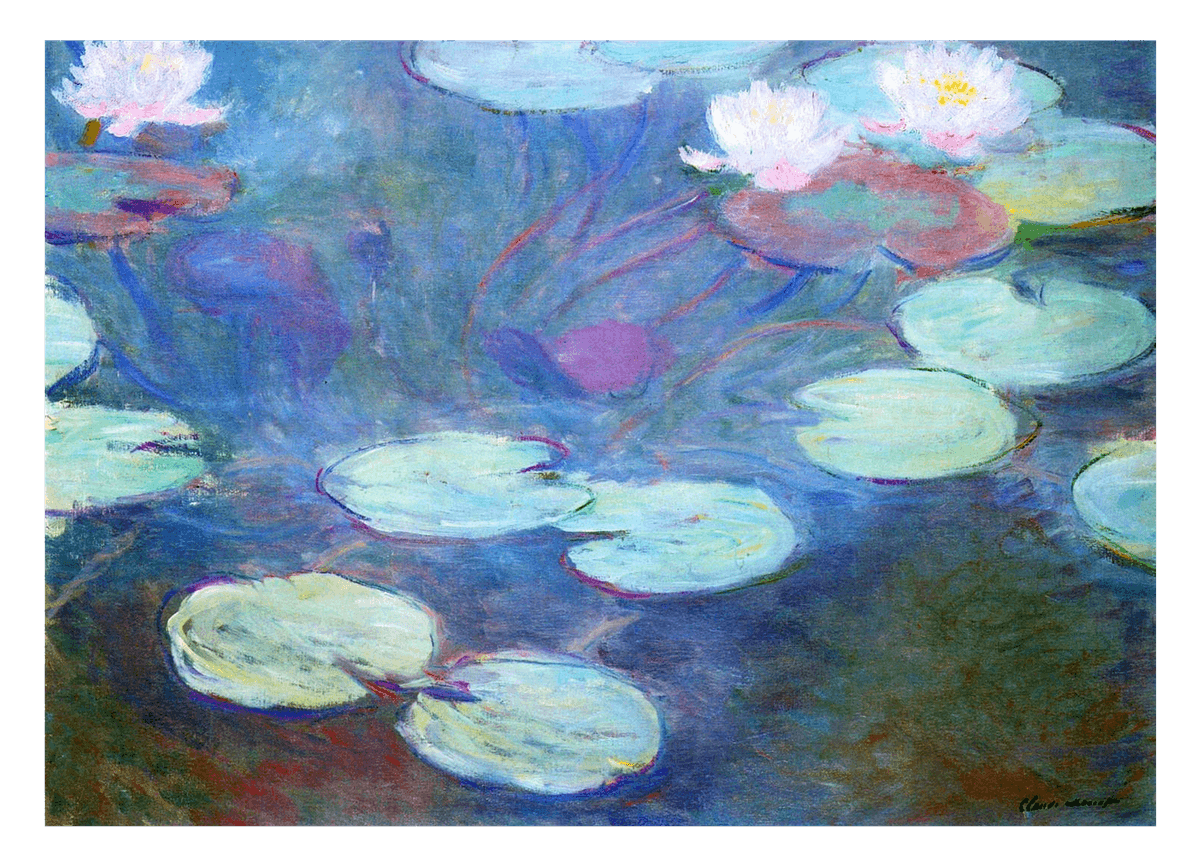 Claude Monet - Seerosen pink