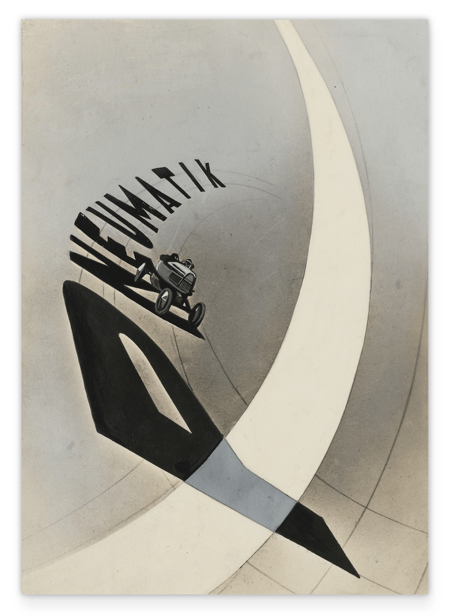 László Moholy Nagy - Pneumatik schwarz-weiß