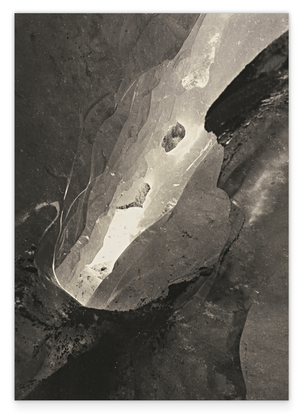 László Moholy Nagy - Schwarz-Weiß Fotografie - Felsen