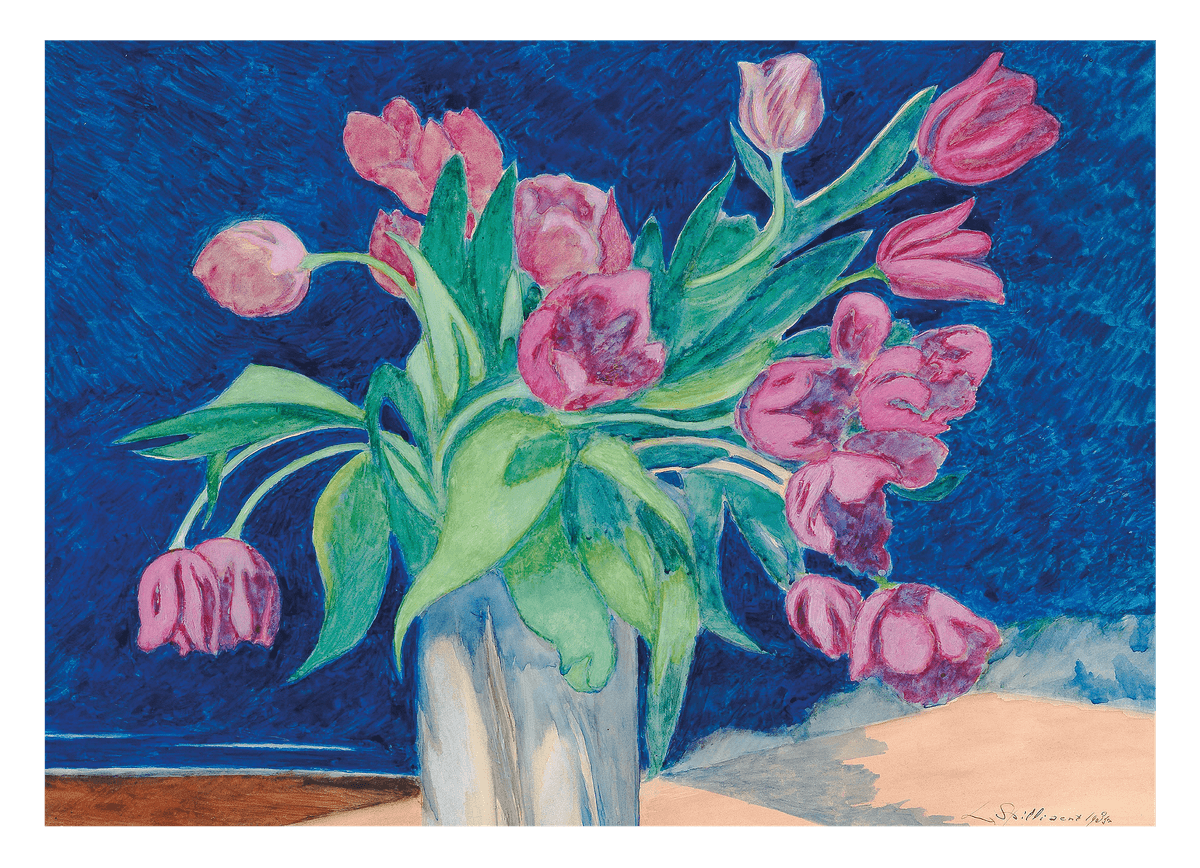 Léon Spilliaert - Pinke Tulpen - Stillleben