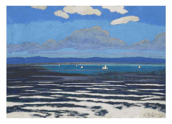 Léon Spilliaert - Segelschiffe an der Küste