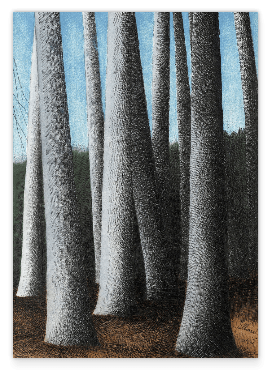 Léon Spilliaert - Bäume im Schatten