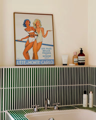 After Hover: Pierre Fix-Masseau - Art Deco Werbeplakat - Frauen in Monte Carlo
