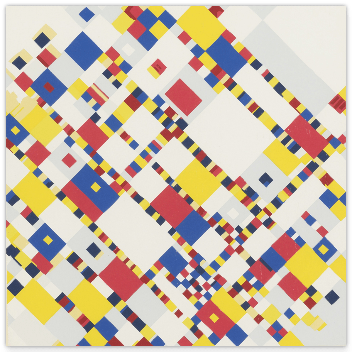Piet Mondrian - Victory Boogie Woogie - Bunte Formen