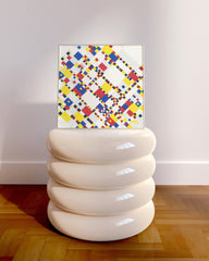 After Hover: Piet Mondrian - Victory Boogie Woogie - Bunte Formen