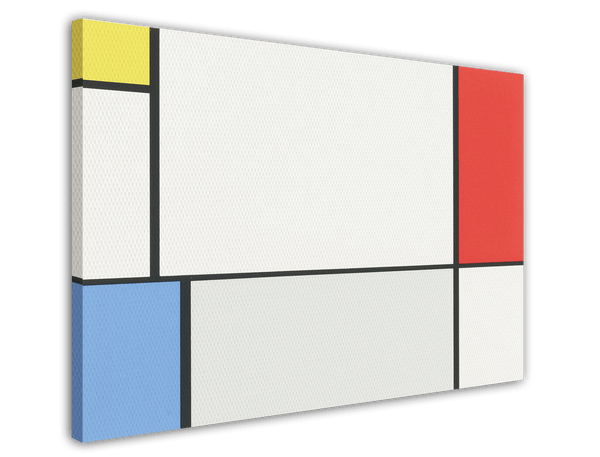 Piet Mondrian - Geometrischer Kunstdruck im Querformat