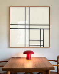 After Hover: Piet Mondrian - Schwarz-Weiße Geometrie
