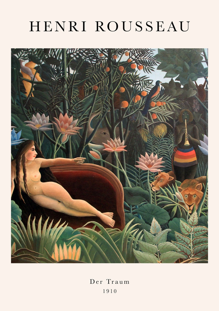 Set aus 3 Postern: Klassiker von Henri Rousseau