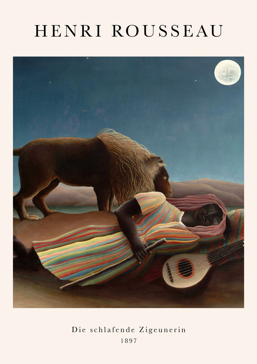 Set aus 3 Postern: Klassiker von Henri Rousseau