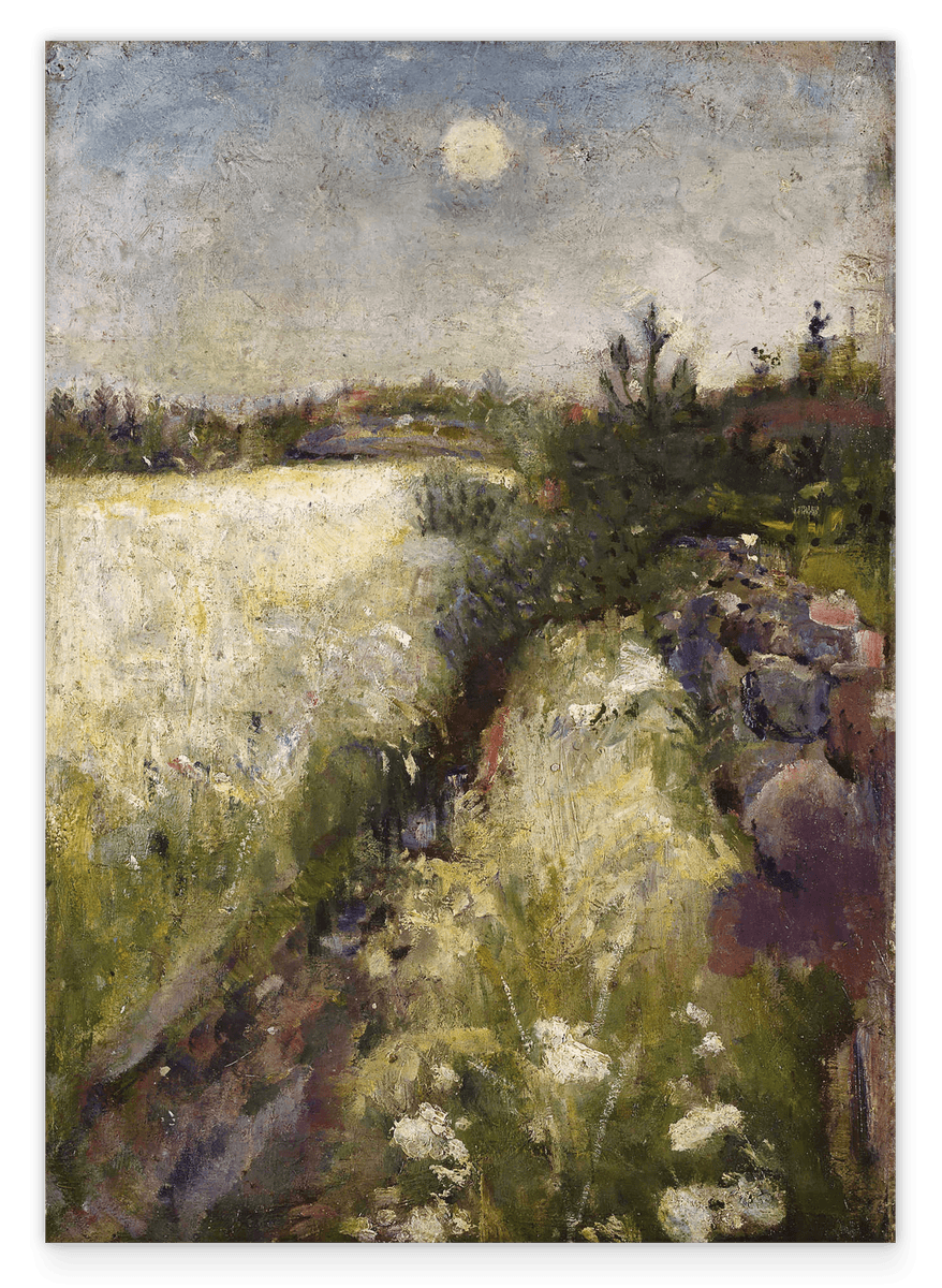 Edward Munch - Blumige Weide in Veierland