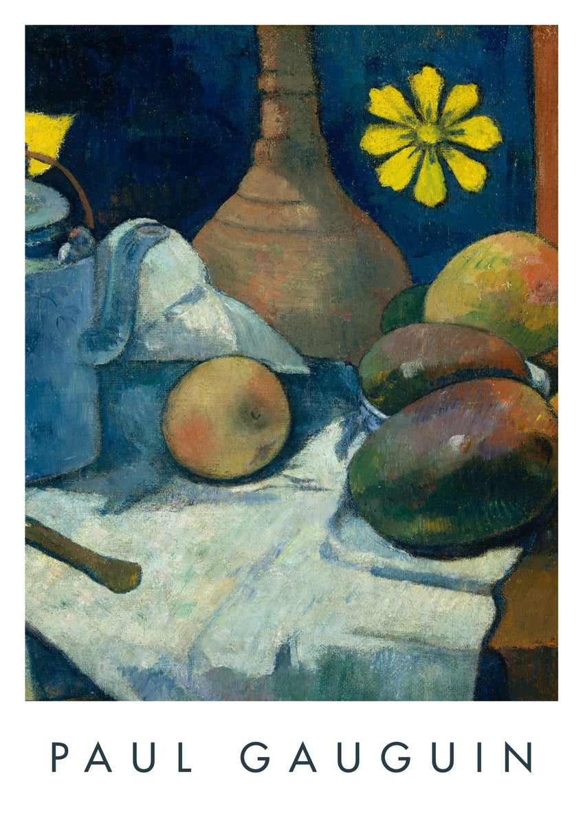 Set aus 3 Postern: Stillleben von Paul Gauguin
