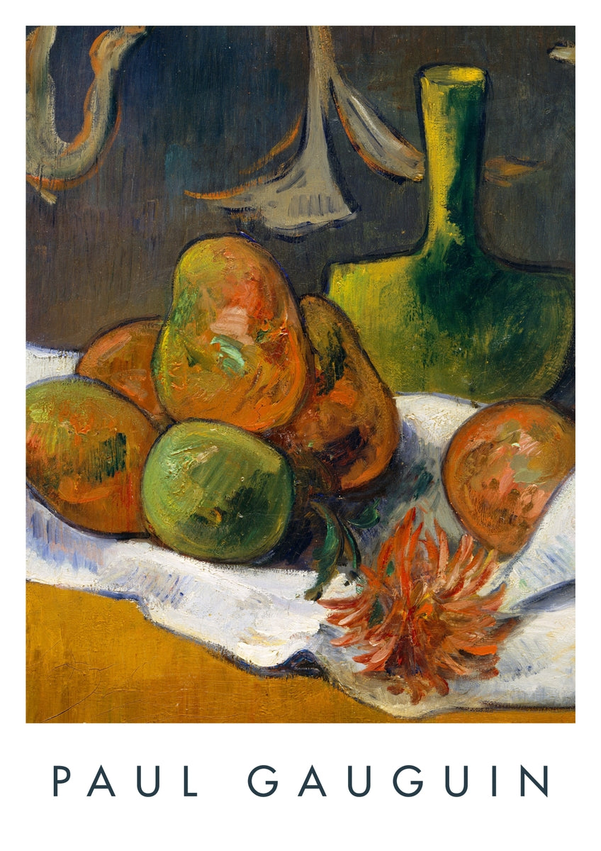 Set aus 3 Postern: Stillleben von Paul Gauguin