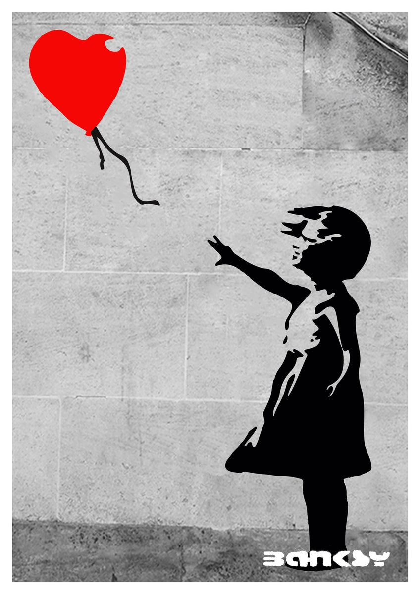 Set aus 3 Postern: Banksy Klassiker