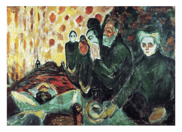 Edward Munch - Am Totenbett