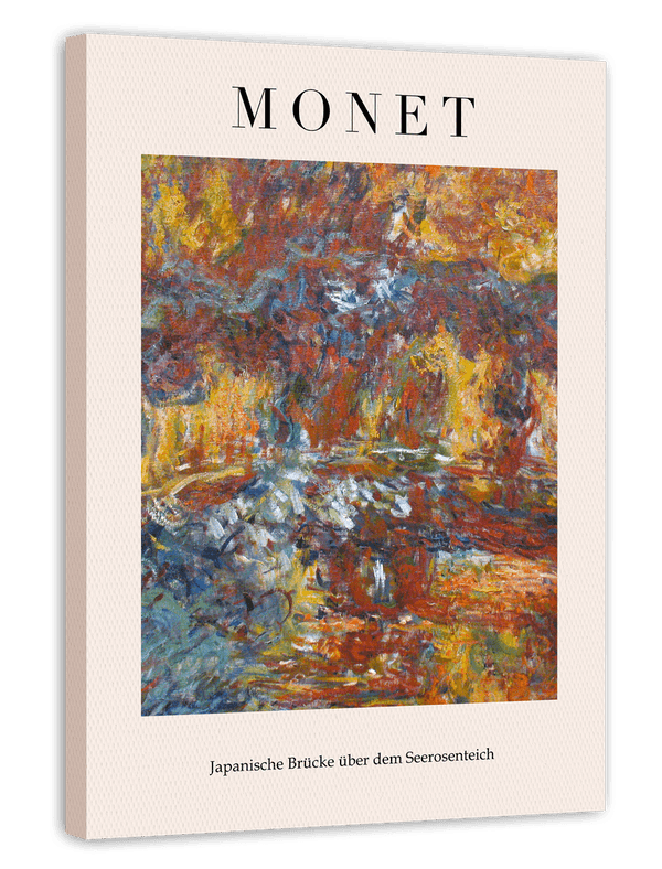 Claude Monet - Museum-Poster Japanische Brücke über dem Seerosenteich