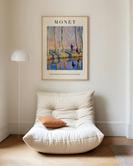 After Hover: Claude Monet - Museum-Poster Pierre Hoschede und Michel Monet am Ufer der Epte