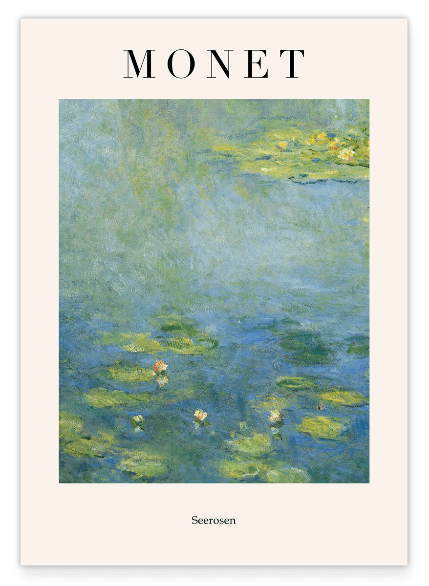 Claude Monet - Museum-Poster Seerosen V