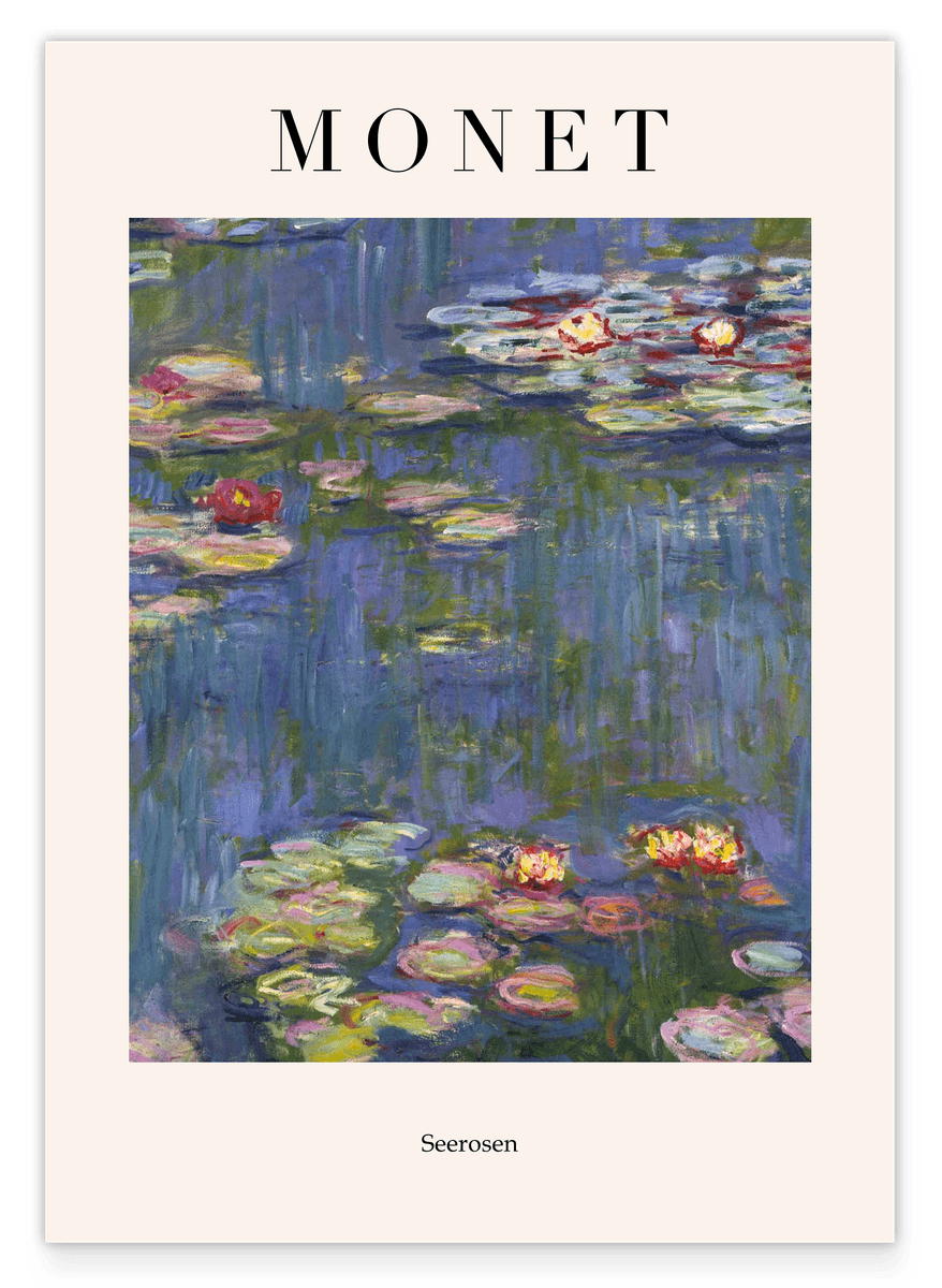 Claude Monet - Museum-Poster Seerosen VI