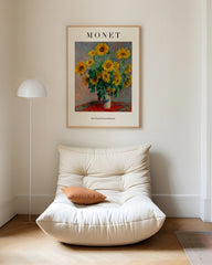 After Hover: Claude Monet - Museum-Poster Ein Strauß Sonnenblumen