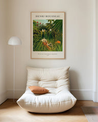 After Hover: Henri Rousseau - Museum-Poster Pferd von einem Jaguar angefallen
