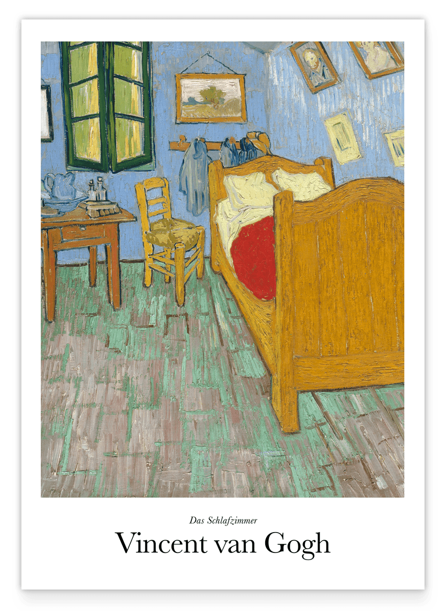 Vincent van Gogh - Museum-Poster Das Schlafzimmer
