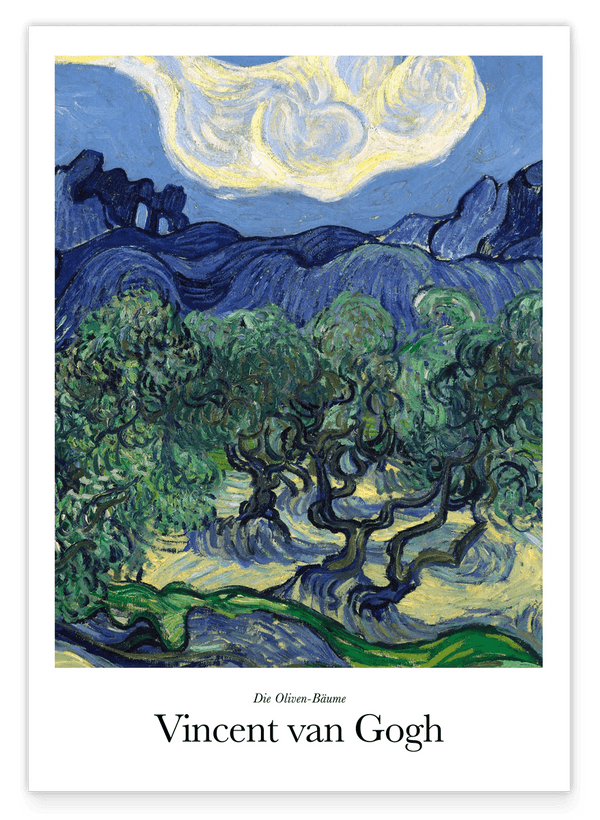 Vincent van Gogh - Museum-Poster Die Oliven-Bäume