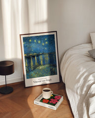 After Hover: Vincent van Gogh - Museum-Poster Sternennacht über der Rhône