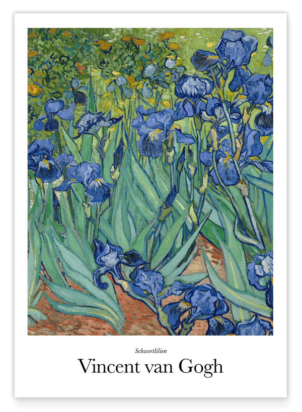 Vincent van Gogh - Museum-Poster Schwertlinien