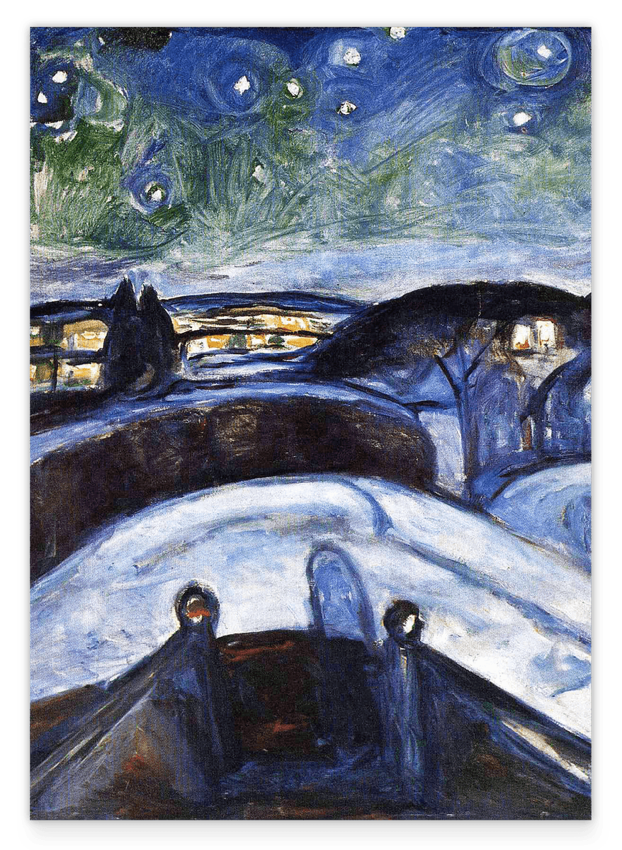 Edward Munch - Sternennacht