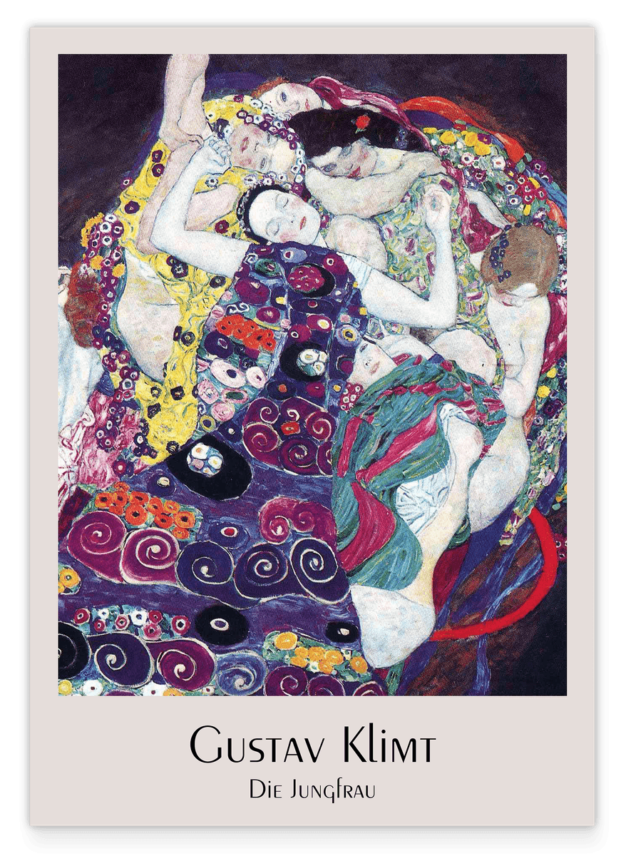 Gustav Klimt - Museum-Poster Die Jungfrau