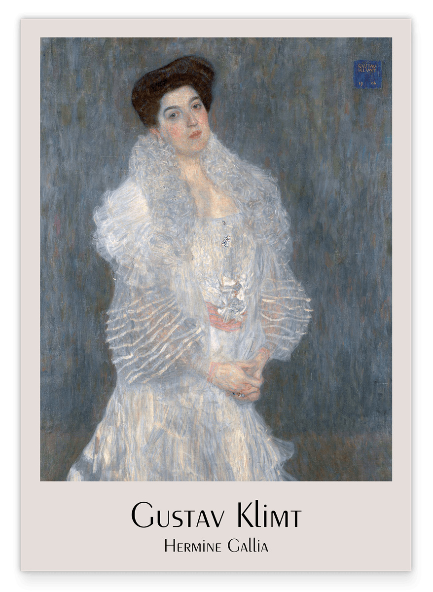 Gustav Klimt - Museum-Poster Hermine Gallia