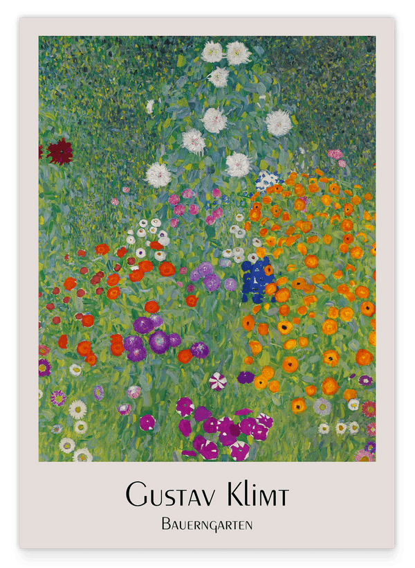 Gustav Klimt - Museum-Poster Bauerngarten