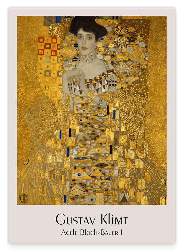 Gustav Klimt - Museum-Poster Adele Bloch-Bauer I