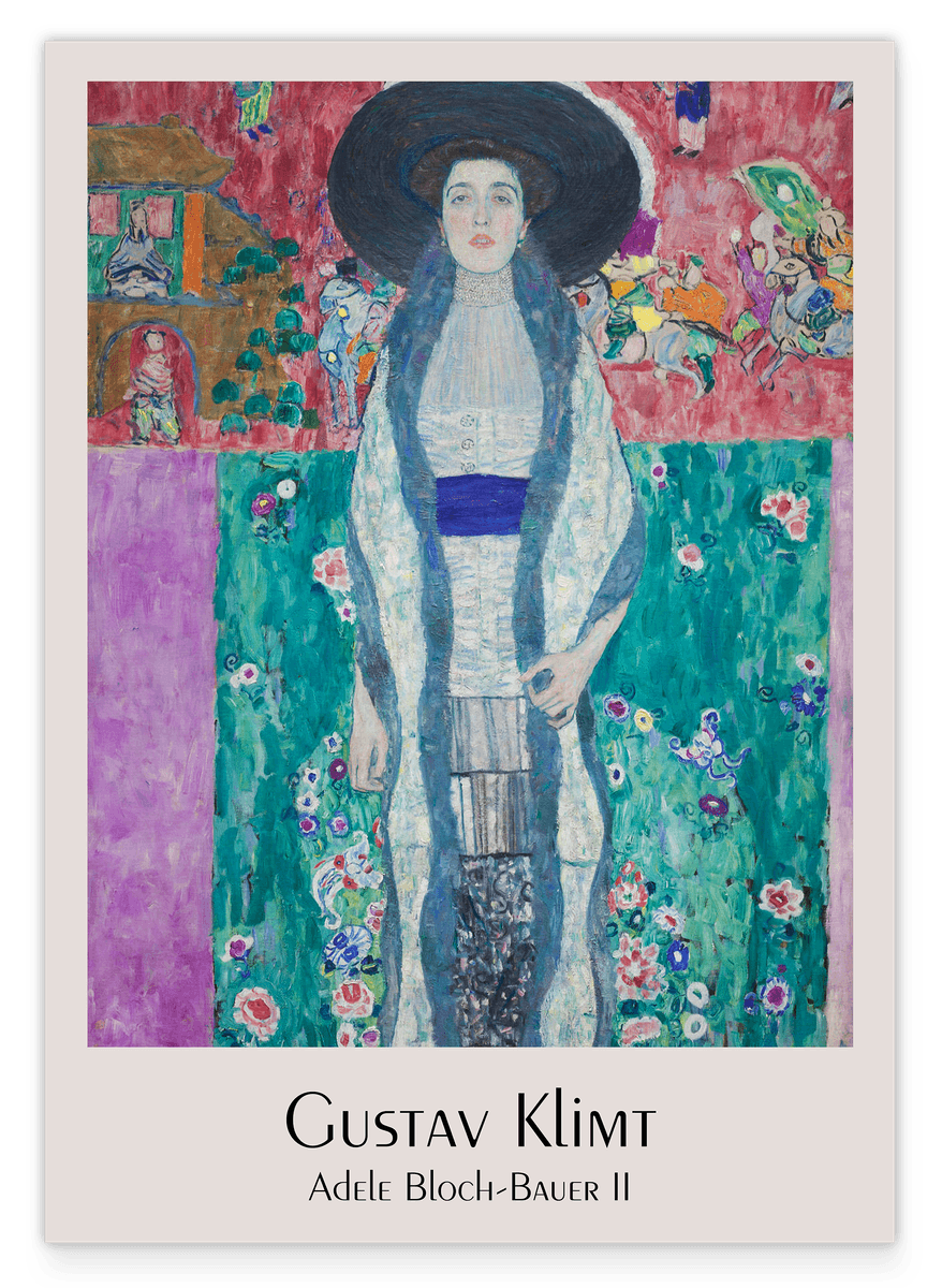 Gustav Klimt - Museum-Poster Adele Bloch-Bauer II
